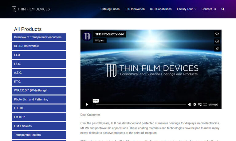 Thin Film Devices, Inc.
